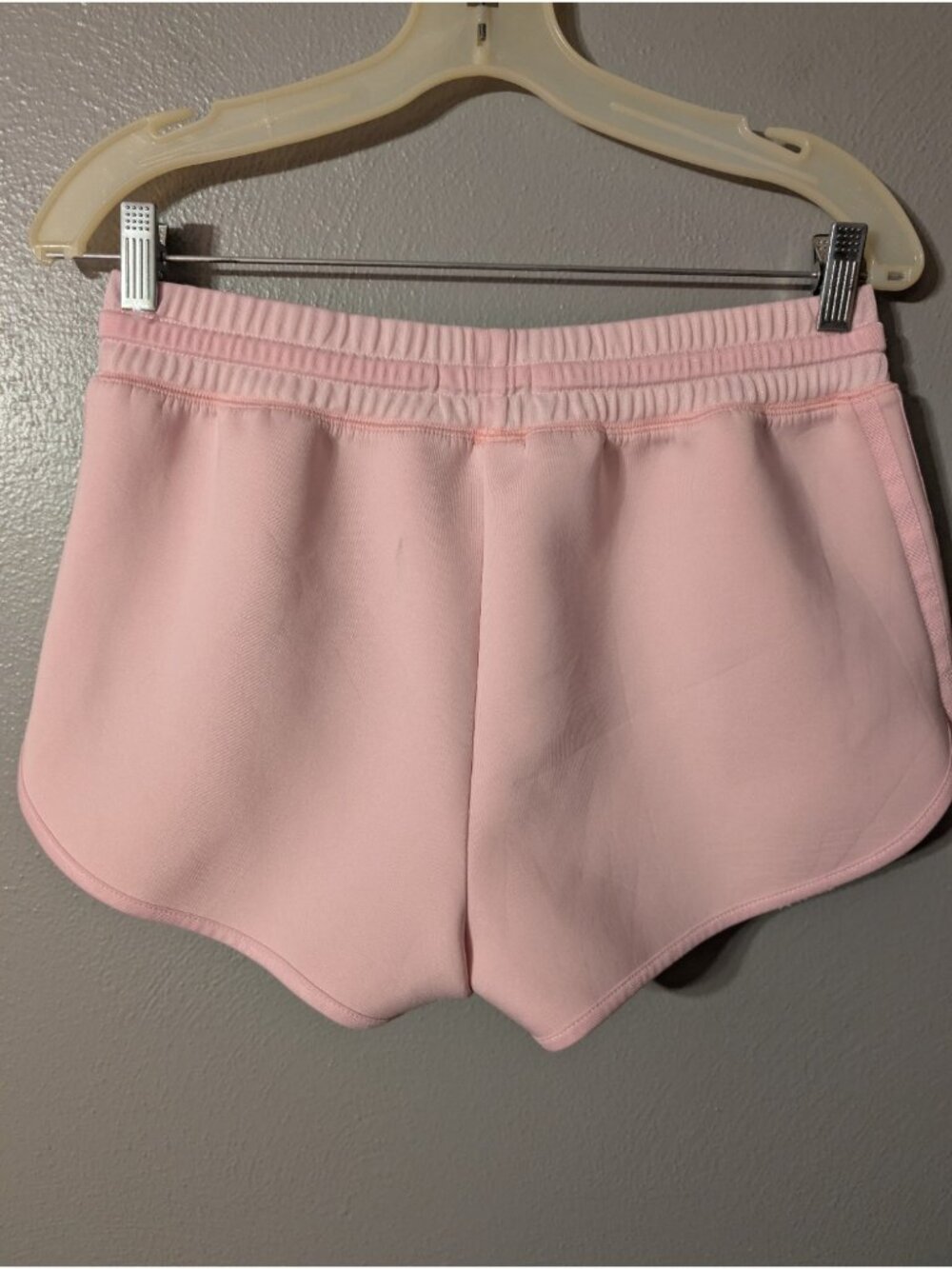 Adidas Originals Shorts Womens Medium Pink 3 Stripe Trefoil Athletic Gym BR9333 - Picture 6 of 12